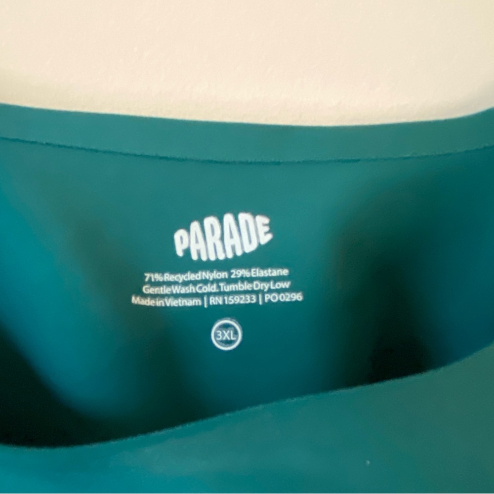Parade Teal Bralette 3XL